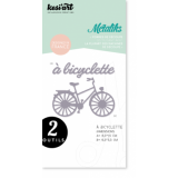Métaliks - Stanzschablone Bicyclette